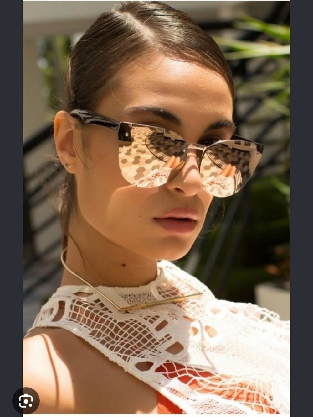 Quay Australia Higher Love Rose Gold Sunglasses